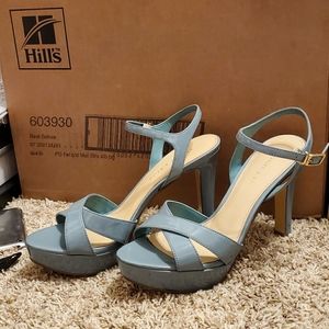 Baby blue pumps
